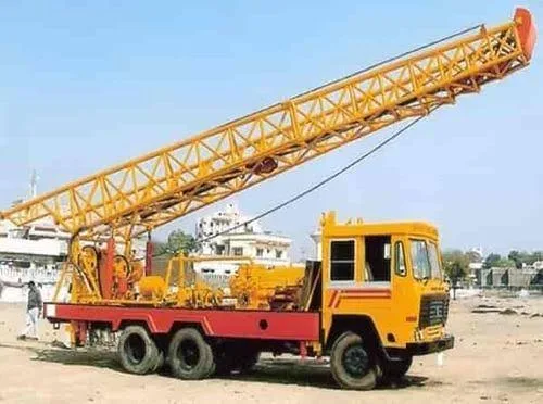 Mobile crane equipment staged for lifting support